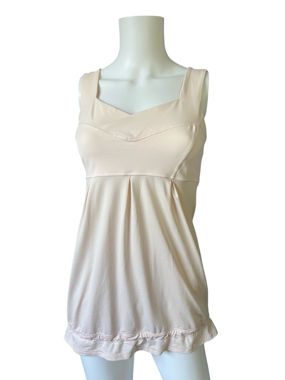 Lululemon Run Tame Me Tank Light Parfait Pink Athletic Workout Womens Size 6
